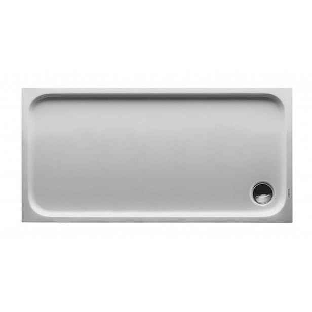 Duravit D-Code - Sprchová vanička 140x70 cm, Antislip, alpská bílá 720095000000001