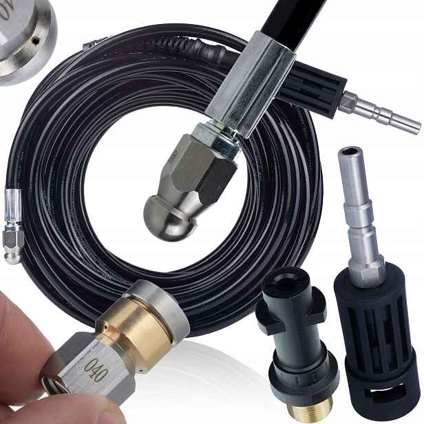 Kanalizační Hadice Nilkranz Bayojet 20 M 22 200 Bar S Tryskou 3+1 Pro Karcher