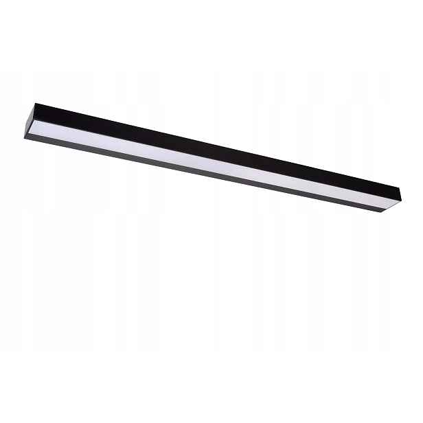 Led nástěnné svítidlo černé podlouhlé 90 cm koupelnové IP44 Lucide