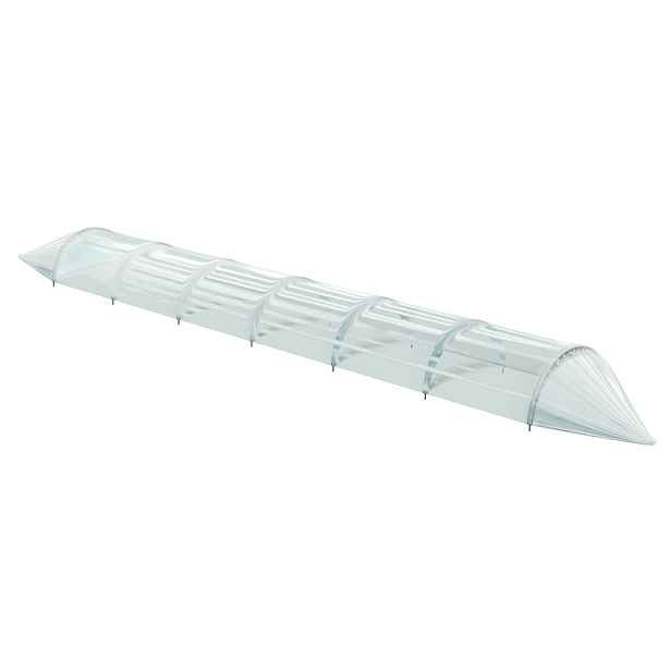Prosperplast Zahradní fóliový tunel FLEN TUNNS 360 cm zelený
