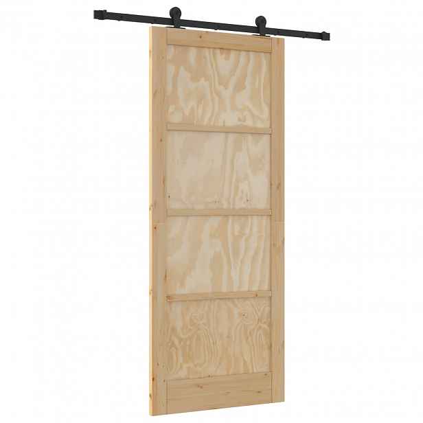 vidaXL Posuvné dveře ORKDAL 86 x 211 cm Masivní borovicové dřevo
