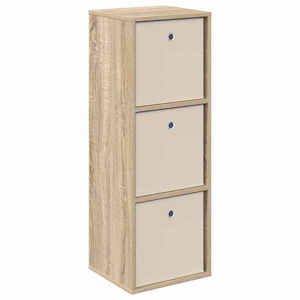 vidaXL Servírovací skříň se zásuvkou Sonoma dub 35 x 32 x 99,5 cm