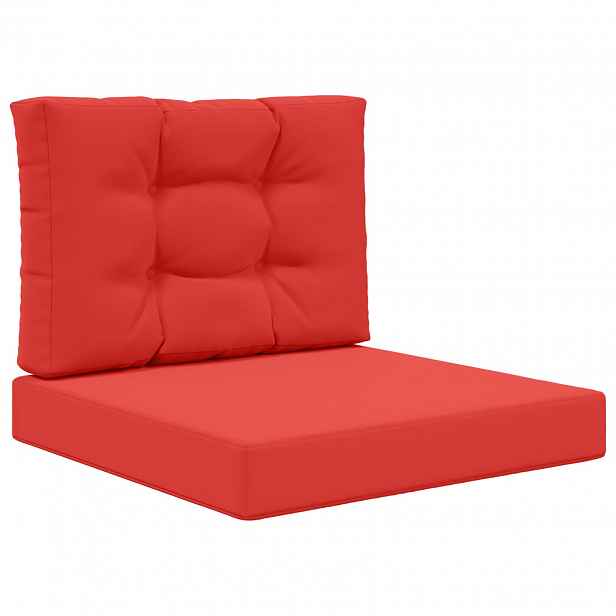 vidaXL Venkovní polštář na pohovku Polyester Červená 60 x 60 cm