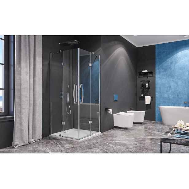 EXTRA A4 90 CHROM Sprchový kout čtvercový sklo 8mm, 90x90x195cm