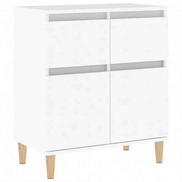 vidaXL Příborník bílý 60 x 35 x 70 cm kompozitní dřevo