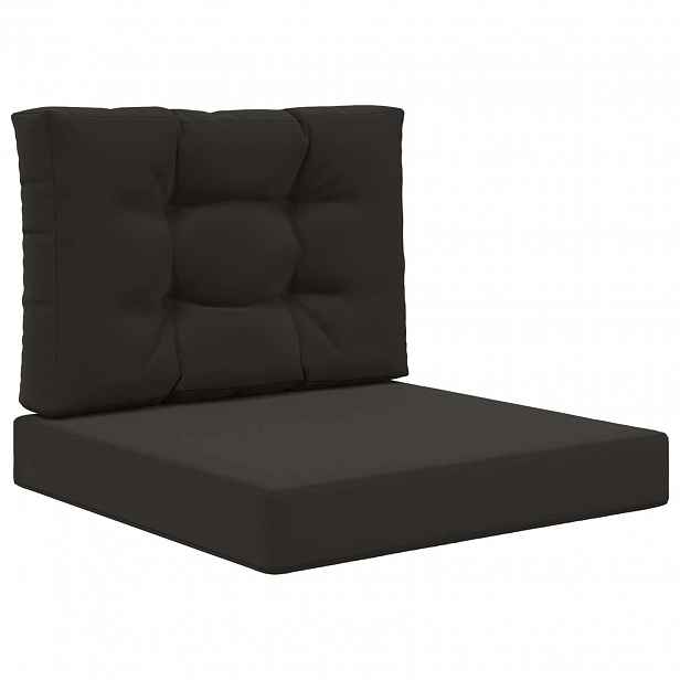 vidaXL Venkovní polštář na pohovku Polyester Černá 60 x 60 cm
