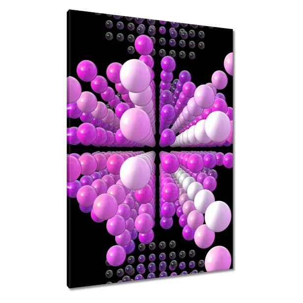 Obrazy 70x100 Fialový Matrix