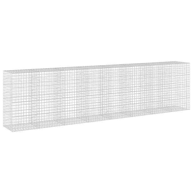 vidaXL Gabion s drátem 5 mm a síťkou 10x10 cm 800x100x200 cm