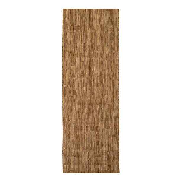 Hnědý vnitřní a venkovní běhoun 80x250 cm Mira 1450 – Ayyildiz Carpets