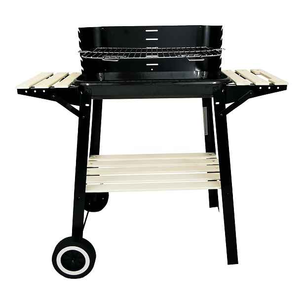 Kontrast Zahradní gril na dřevěné uhlí BBQ1002 černý