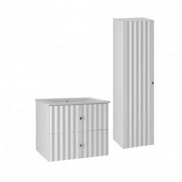 Petits-meubles KOUPELNOVÝ NÁBYTEK 60cm Izae 2er-Set Bílá