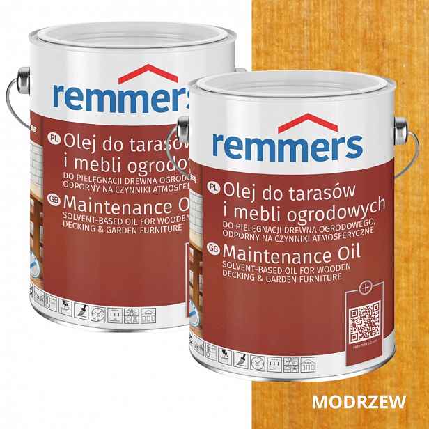 Remmers Pflege-ol Olej Na Terasy Zahradního Nábytku 10 L Modřín Sada 2X5 L