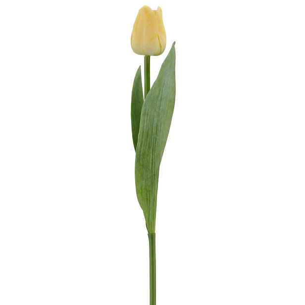 Umělý tulipán výška 35 cm Gasper - žlutý