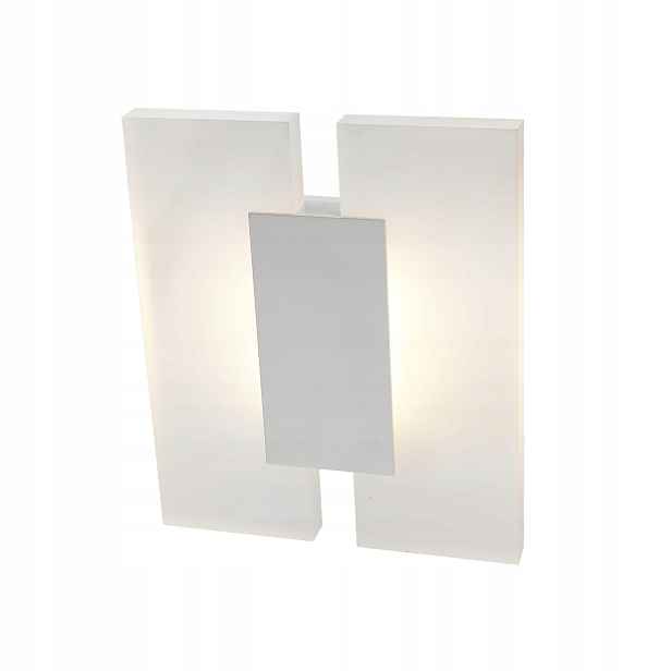 Led nástěnné svítidlo bílé ozdobné do ložnice obývacího pokoje 20 cm 3000K Italux