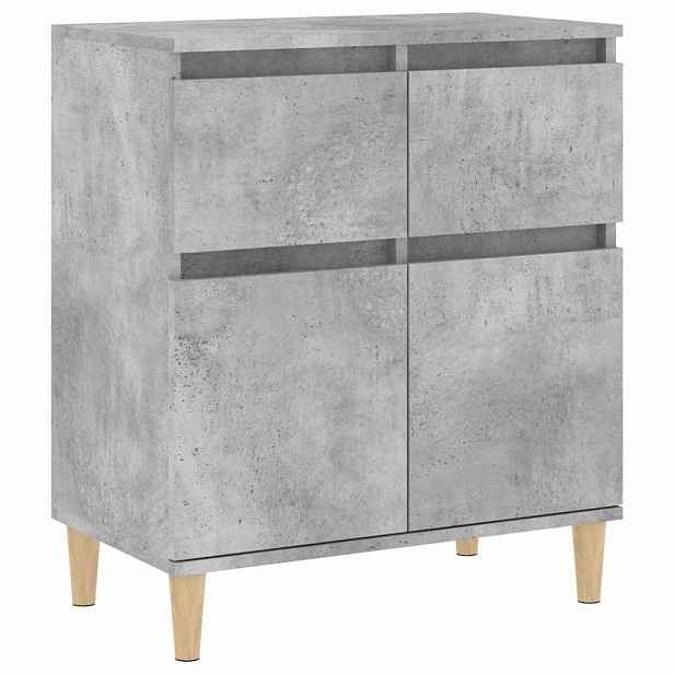vidaXL Příborník betonově šedý 60 x 35 x 70 cm kompozitní dřevo