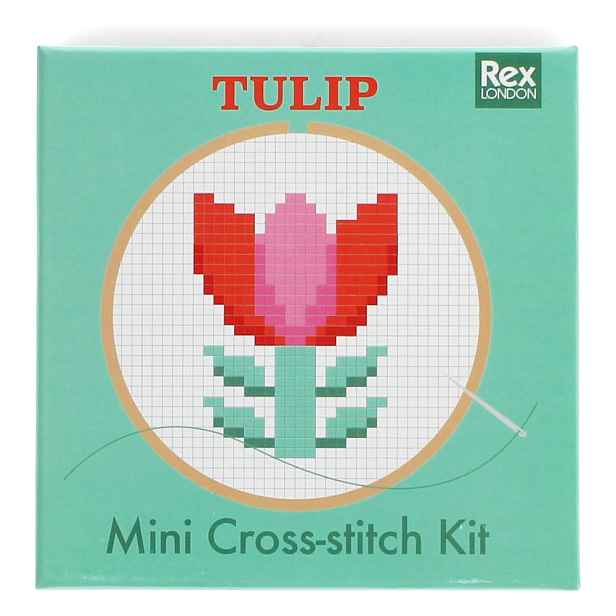 Kreativní sada Cross-stitch Kit Tulip – Rex London