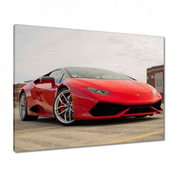 Obrazy 80x60 Červené Ferrari