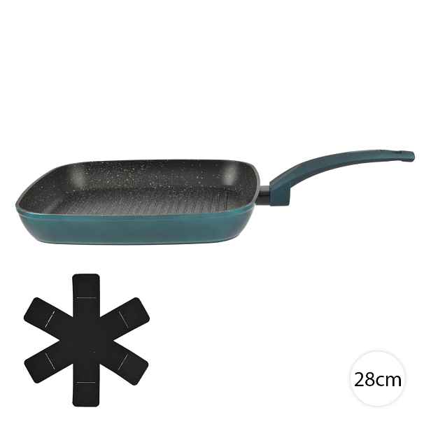 Perfect Home Granitová grilovací pánev na indukci 28cm Sea Line, 15812
