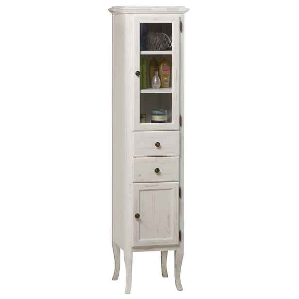 Sapho RETRO skříňka vysoká 40x170x36cm, starobílá, pravá