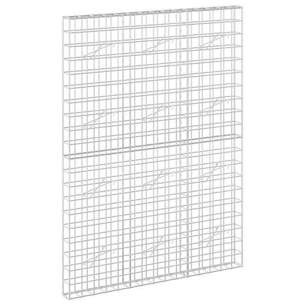 vidaXL Gabion s drátem 5 mm a síťkou 10x10 cm 150x10x200 cm