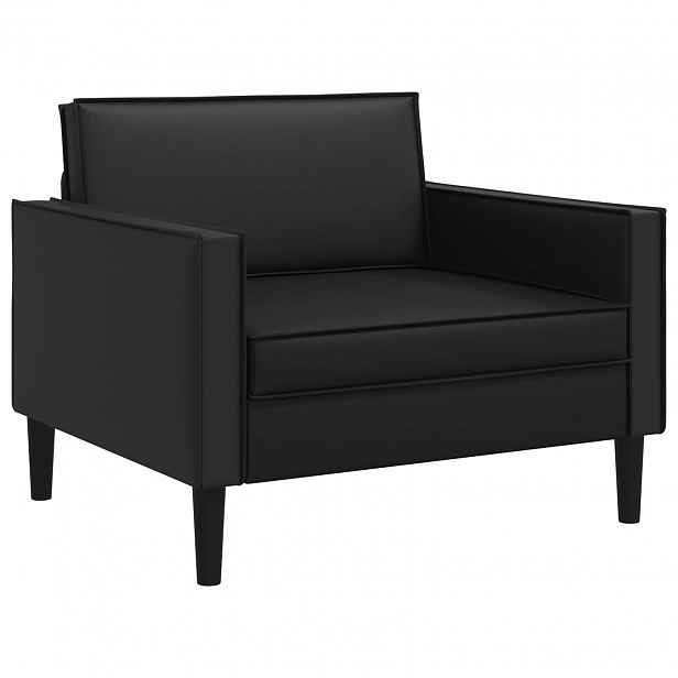 vidaXL XL křeslo Černá Umělá kůže