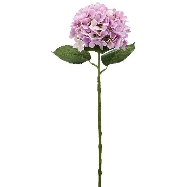 Umělá květina hortenzie výška 60 cm Gasper - světle růžová
