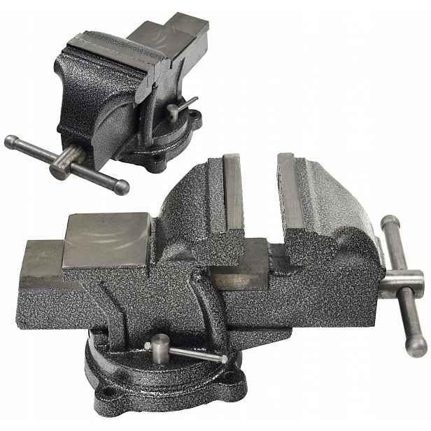 Zámečnický svěrák 100 mm 4'' otočný 360° 4 kg