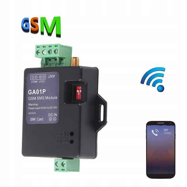 GA01P Gsm Mini Dálkový Alarm Při Výpadku Napájení