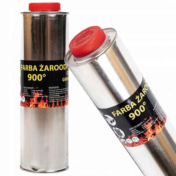 Barva Pro Grilovací Krby Černá 2L Trvanlivá, Výkonná