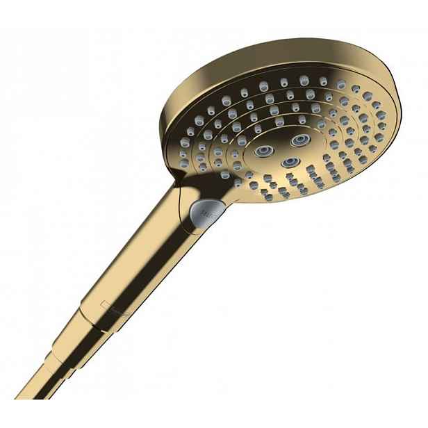 Hansgrohe Raindance Select S - Sprchová hlavice, 3 proudy, EcoSmart, leštěný vzhled zlata 26515990