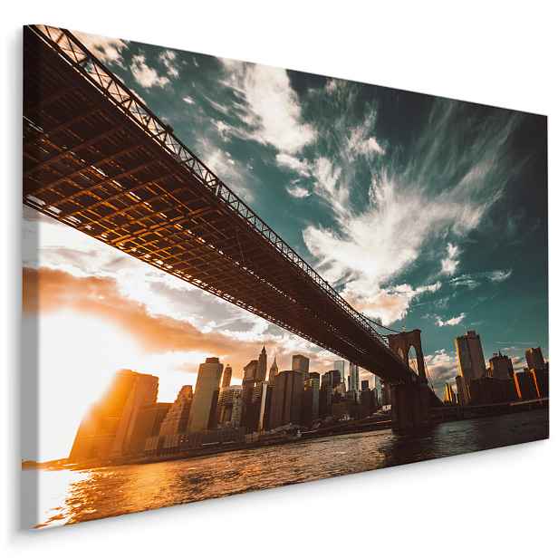 Plátno Západ Slunce V New Yorku I. Varianta: 120x80