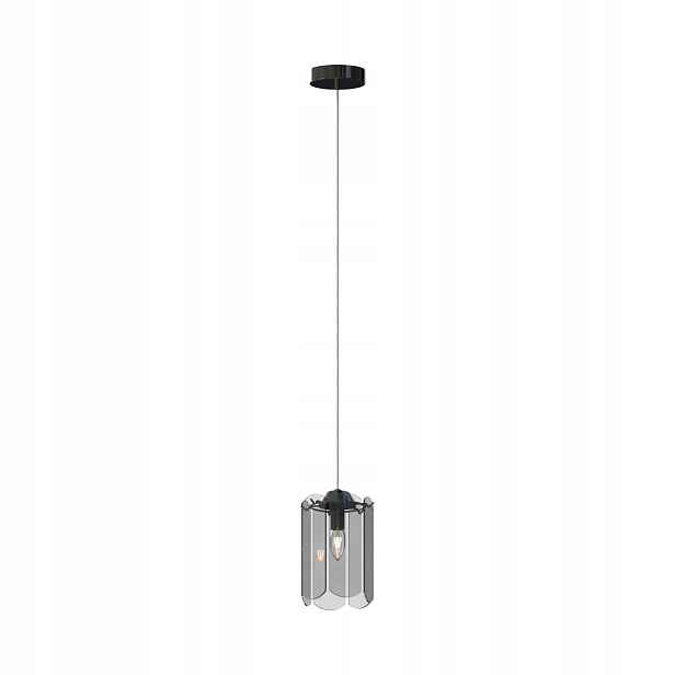 Závěsná lampa bodová černá skleněná loft moderní nad stůl Zuma Line
