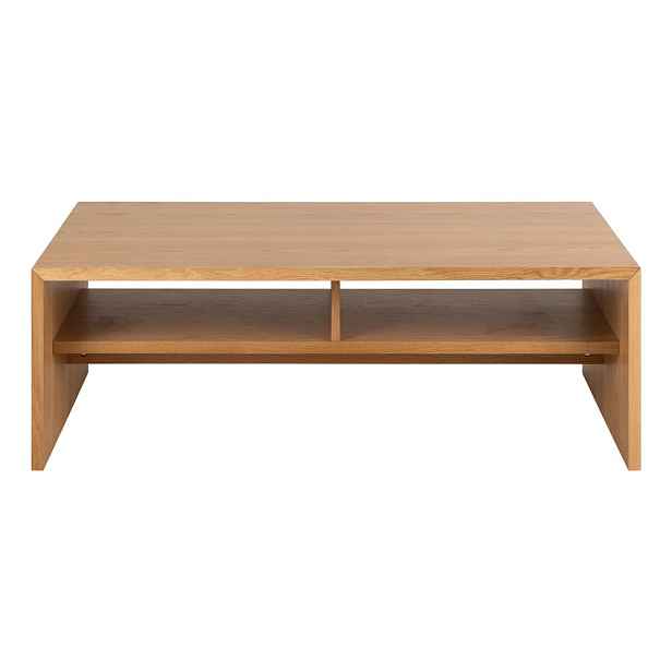 Konferenční stolek v dekoru dubu v přírodní barvě 60x120 cm Arlon – Actona