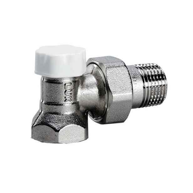 Šroubení uzavírací a regulační DS122 1/2" rohové