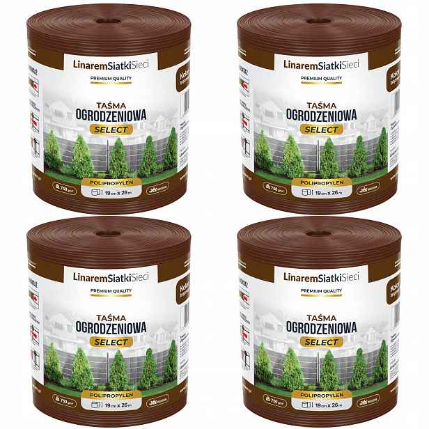 Stínící Panelové Pásy 19x26 Premium Polypropylen 1,2 mm Na Panely Hnědá 4ks