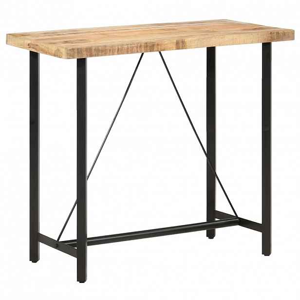 vidaXL Barový stůl 120 x 58 x 107 cm hrubé mangovníkové dřevo