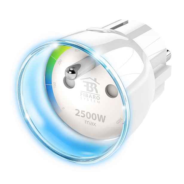 Wall Plug E Fibaro Zástrčka E Vypínač, Zásuvka