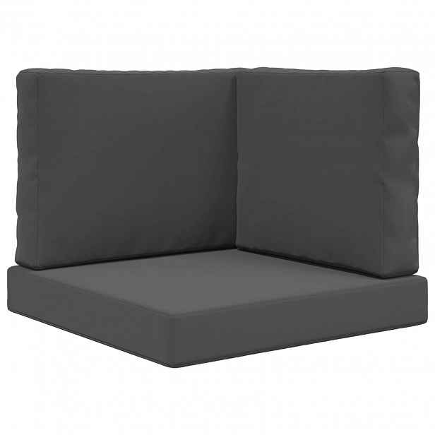 vidaXL Venkovní polštář na pohovku Polyester Antracitová 60 x 60 cm