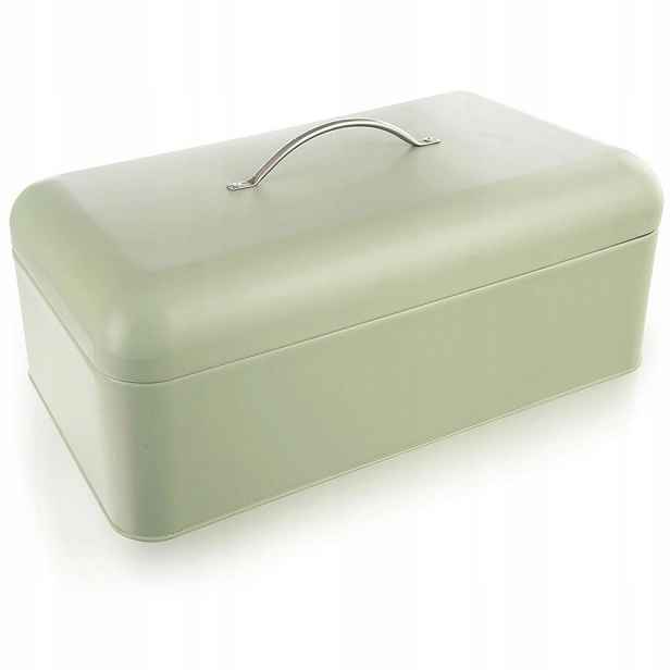 Chlebník kovový Orion Greenish 42,5 x 23 x 20 cm Zelený Velký na pečivo