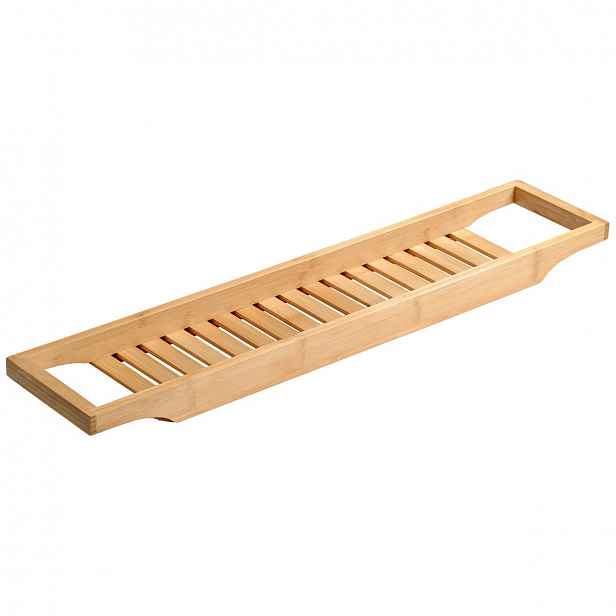 Kesper 92257 Polička na vanu bambus, 70 x 4,4 x 14,5 cm