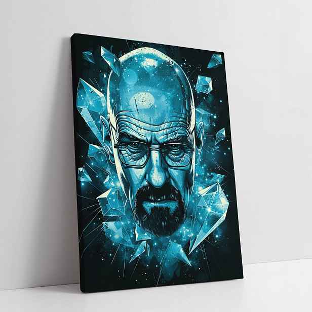 Obraz na plátně Walter White Křišťál do domu obývacího pokoje dárek 60x80