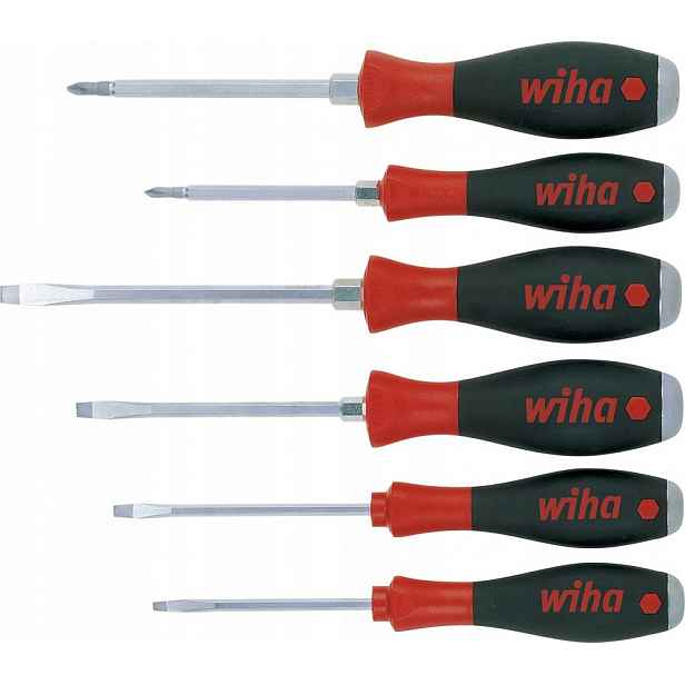 Sada šroubováků na šroubováky ploché/PH 6-dílná SoftFinish Wiha