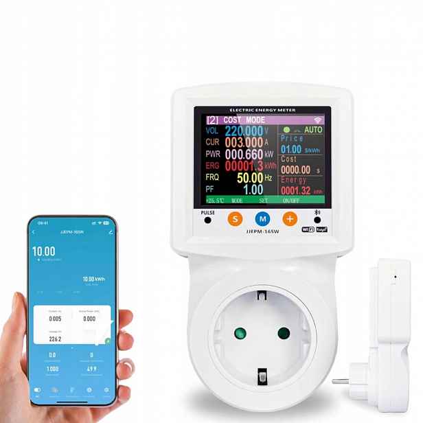 Zásuvka Wifi Elektroměr 16A Přepěťová Ochrana