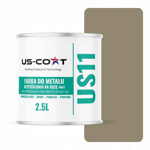 Barva Na Kov Na Rez Aluminium Ocel 4v1 Šedá Žlutá Ral 7034 Lesk 2,5L