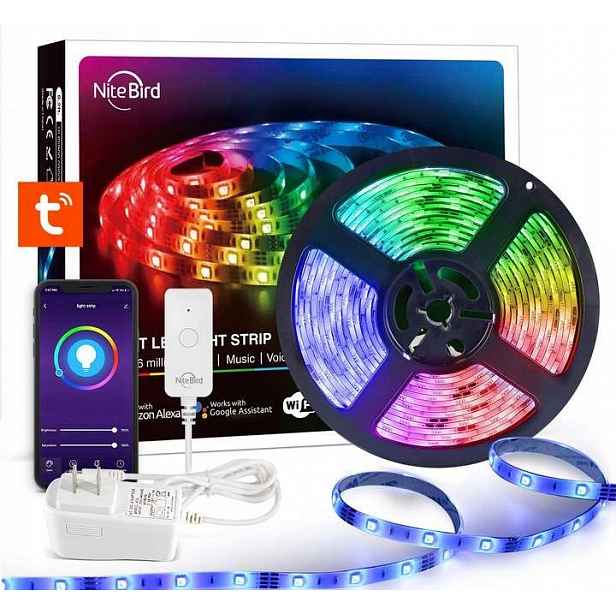 Inteligentní Led pásek WiFi Rgb pásek 5 m Tuya