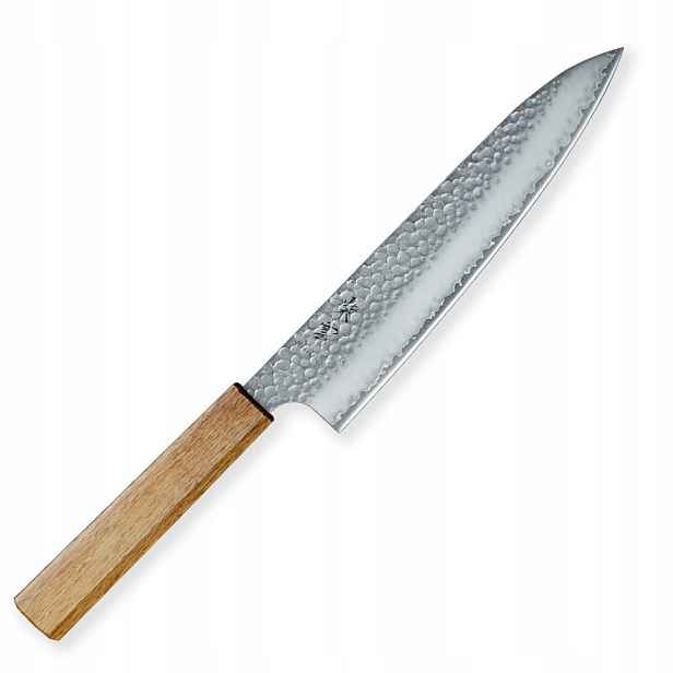 Nůž Gyuto/Chef 200 mm Kanetsugu Shiun VG-2, 3 layers, japanese Oak