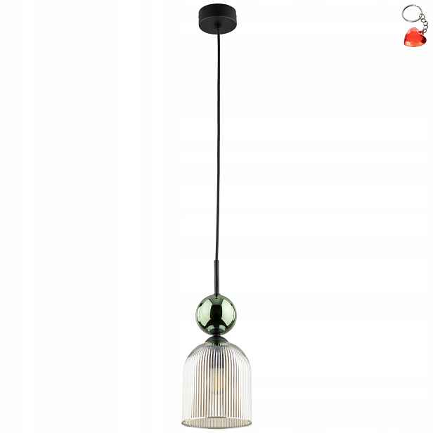 Stropní Svítidlo Převis Stropní Svítidlo Zelená Sophia E14 150 cm Glamour Tk Lighting