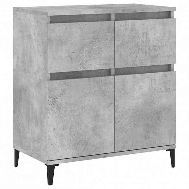 vidaXL Příborník betonově šedý 60 x 35 x 70 cm kompozitní dřevo