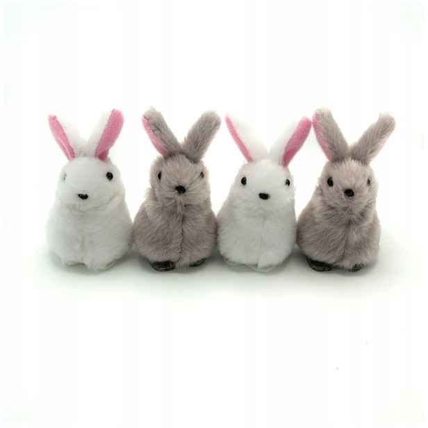 2 x velikonoční zajíčci 7 cm 4ks WKZ-8093