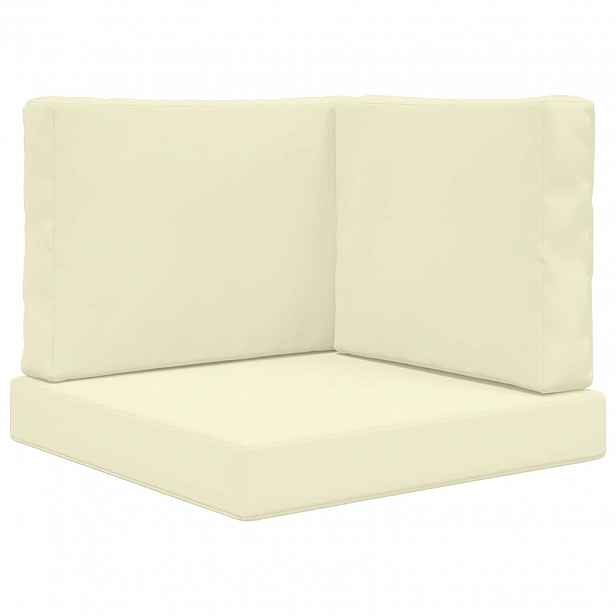 vidaXL Venkovní polštář na pohovku Polyester Krémová 60 x 60 cm